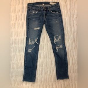 Rag & Bone Distressed Denim Jeans